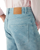Denim Monogram Relaxed Fit Jeans