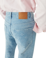 Denim Monogram Relaxed Fit Jeans