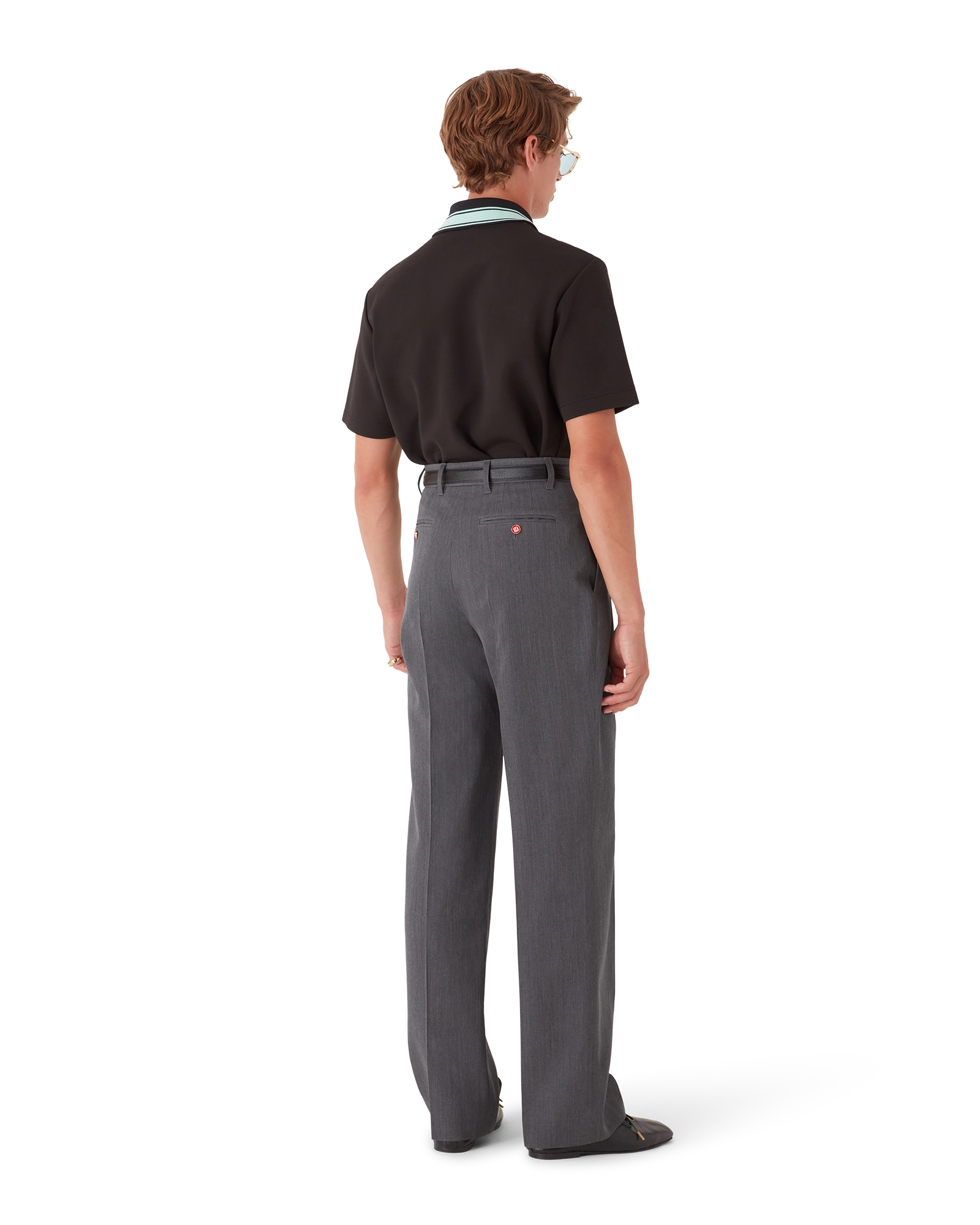 Wool Tailoring Belt Loop Trousers