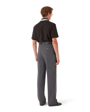 Wool Tailoring Belt Loop Trousers