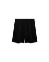Cotton Tailored Belt Loop Shorts