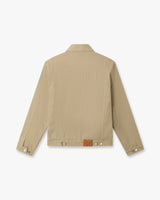 Beige Desert Canvas Denim Jacket