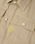 Beige Desert Canvas Denim Jacket