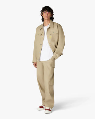 Beige Desert Canvas Denim Jacket