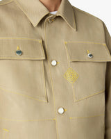 Beige Desert Canvas Denim Jacket