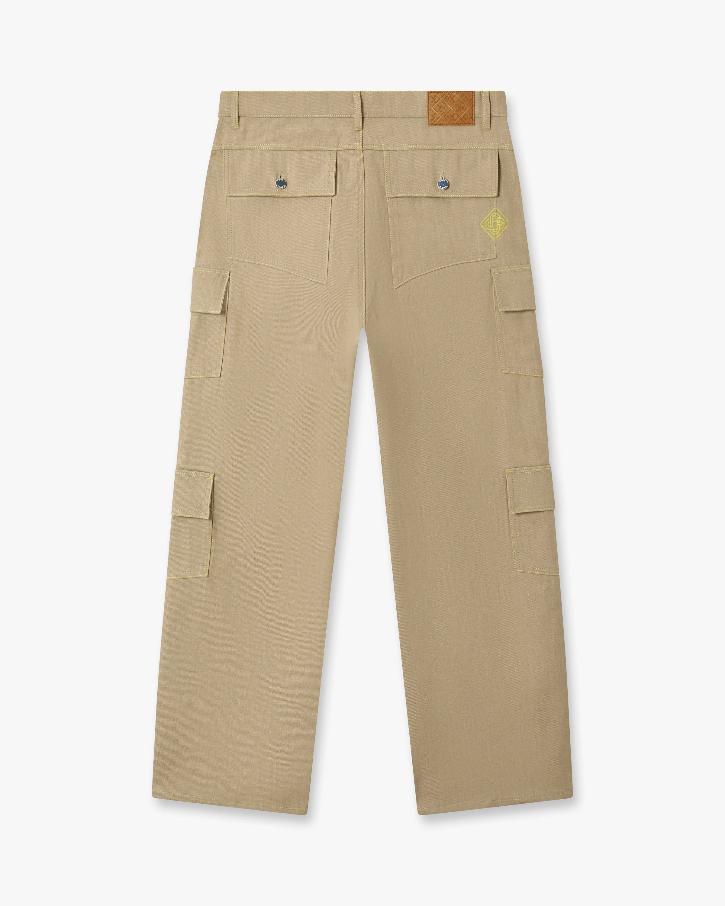 Beige Desert Canvas Denim Jeans