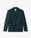 Dark Teal Wool Double-Breasted Jacket