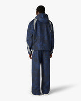 Blue Heatmap Zip-Up Hooded Jacket