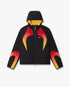 Black & Orange Gradient Zip-Up Hooded Jacket