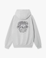 Grey Eveil Ancestral Applique Hooded Sweatshirt