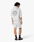 Grey Eveil Ancestral Applique Hooded Sweatshirt