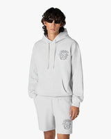Grey Eveil Ancestral Applique Hooded Sweatshirt