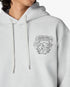 Grey Eveil Ancestral Applique Hooded Sweatshirt