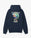 Navy Casa Kaspia New York Club Icon Printed Hooded Sweatshirt