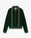 Green & Brown Stripe Velour Track Jacket