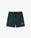 Dark Teal Geometrie Sacree Embroidered Shorts