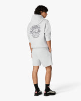 Grey Eveil Ancestral Applique Shorts