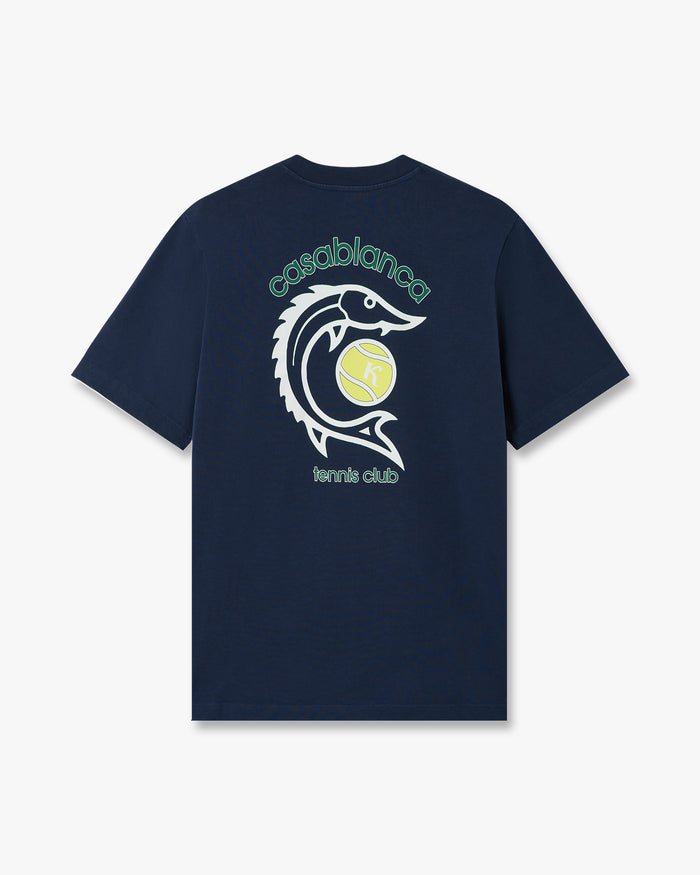 Navy Casa Kaspia New York Tennis Club Short Sleeve T-Shirt