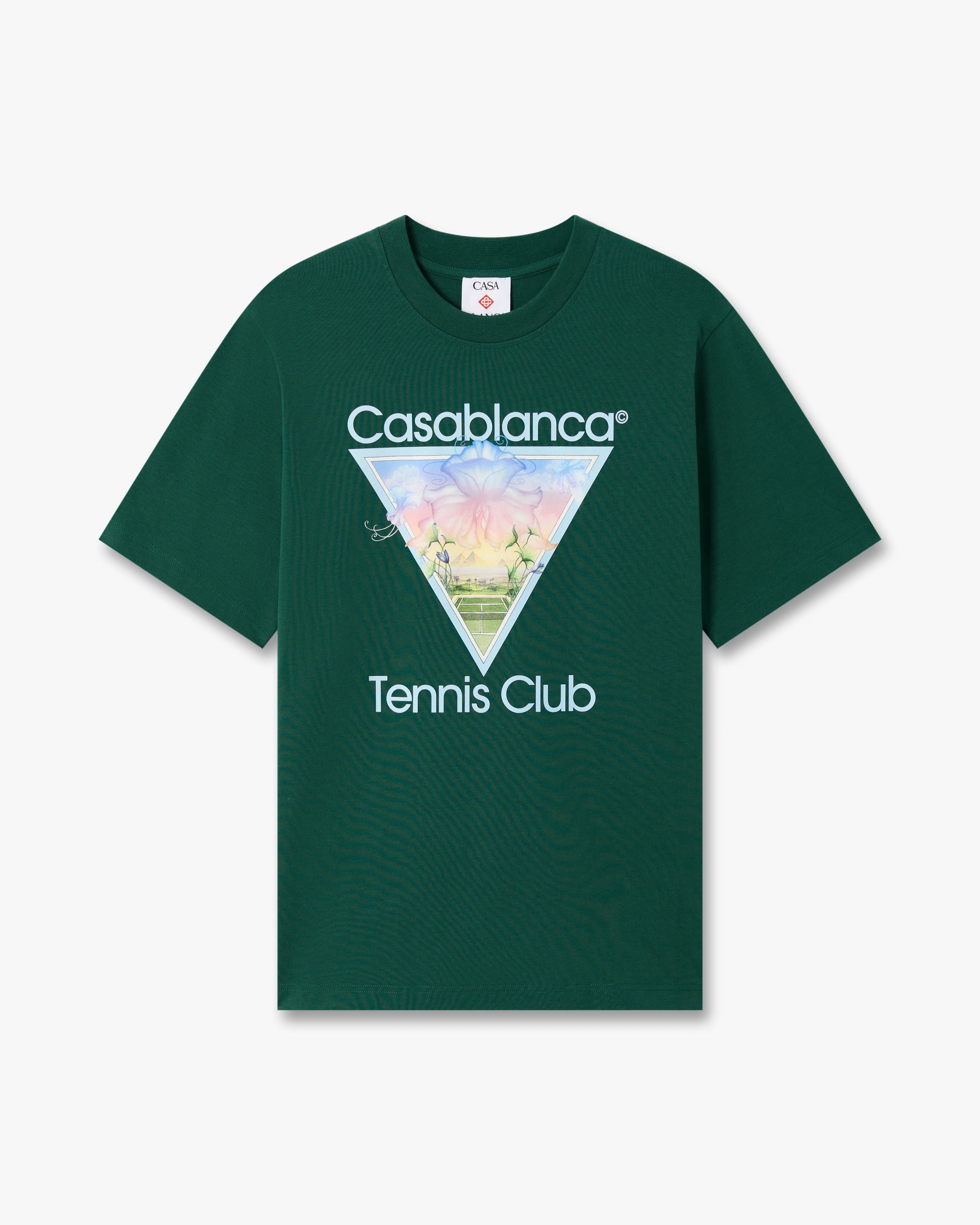 T-shirt à manches courtes vert foncé Tennis Club Icon