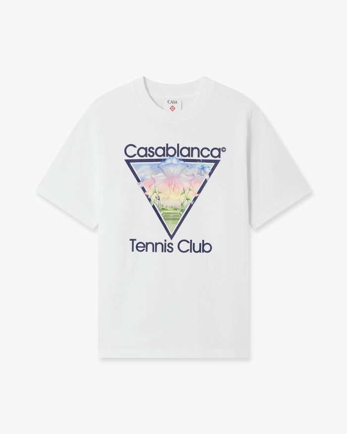 T-shirt blanc à manches courtes Tennis Club Icon