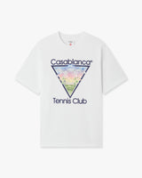 T-shirt blanc à manches courtes Tennis Club Icon