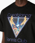 Black Monde Perdu Tennis Club Icon Short Sleeve T-Shirt