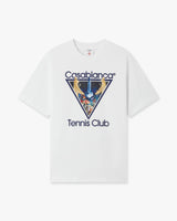 White Monde Perdu Tennis Club Icon Short Sleeve T-Shirt