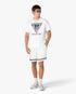 White Monde Perdu Tennis Club Icon Short Sleeve T-Shirt