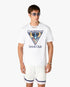 White Monde Perdu Tennis Club Icon Short Sleeve T-Shirt
