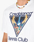 White Monde Perdu Tennis Club Icon Short Sleeve T-Shirt
