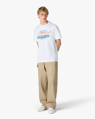 White Casa Kaspia New York Short Sleeve T-Shirt