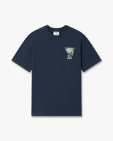 Navy Casa Kaspia New York Club Icon Short Sleeve T-Shirt