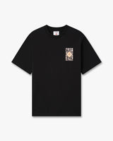 T-shirt noir à manches courtes Hermons Mirage