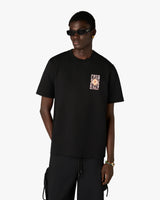 T-shirt noir à manches courtes Hermons Mirage