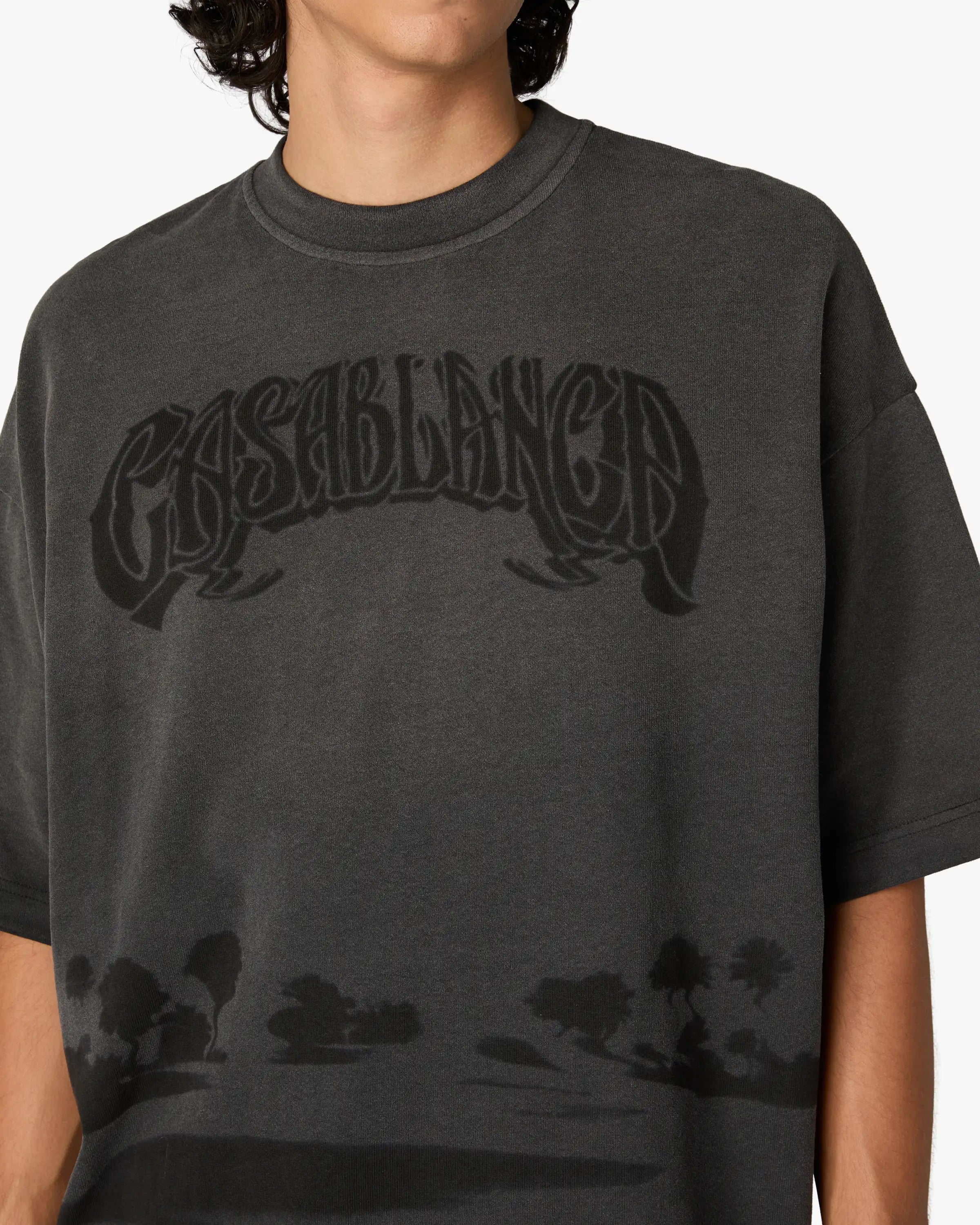 Black Sands Washed Oversized Short Sleeve T-Shirt