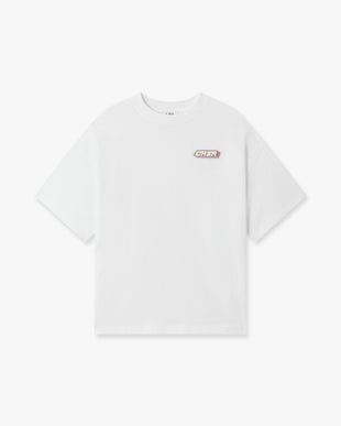 White Casa Racing Oversized Short Sleeve T-Shirt