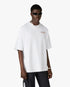 T-shirt à manches courtes blanc oversize Casa Racing
