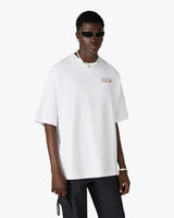 T-shirt à manches courtes blanc oversize Casa Racing