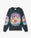 Navy Eveil Ancestral Washed Long Sleeve T-Shirt