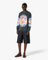 Navy Eveil Ancestral Washed Long Sleeve T-Shirt