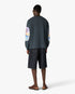 Navy Eveil Ancestral Washed Long Sleeve T-Shirt