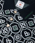 Dark Green Icon Monogram Short Sleeve Polo Shirt