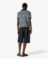 Dark Green Icon Monogram Short Sleeve Polo Shirt