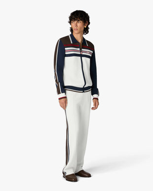 Café Culture Stripe Track Pants