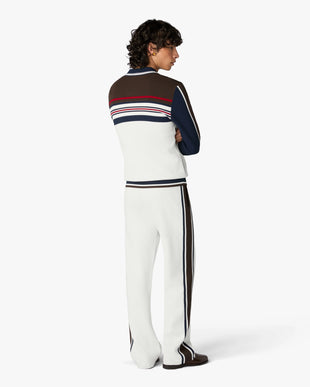 Café Culture Stripe Track Pants