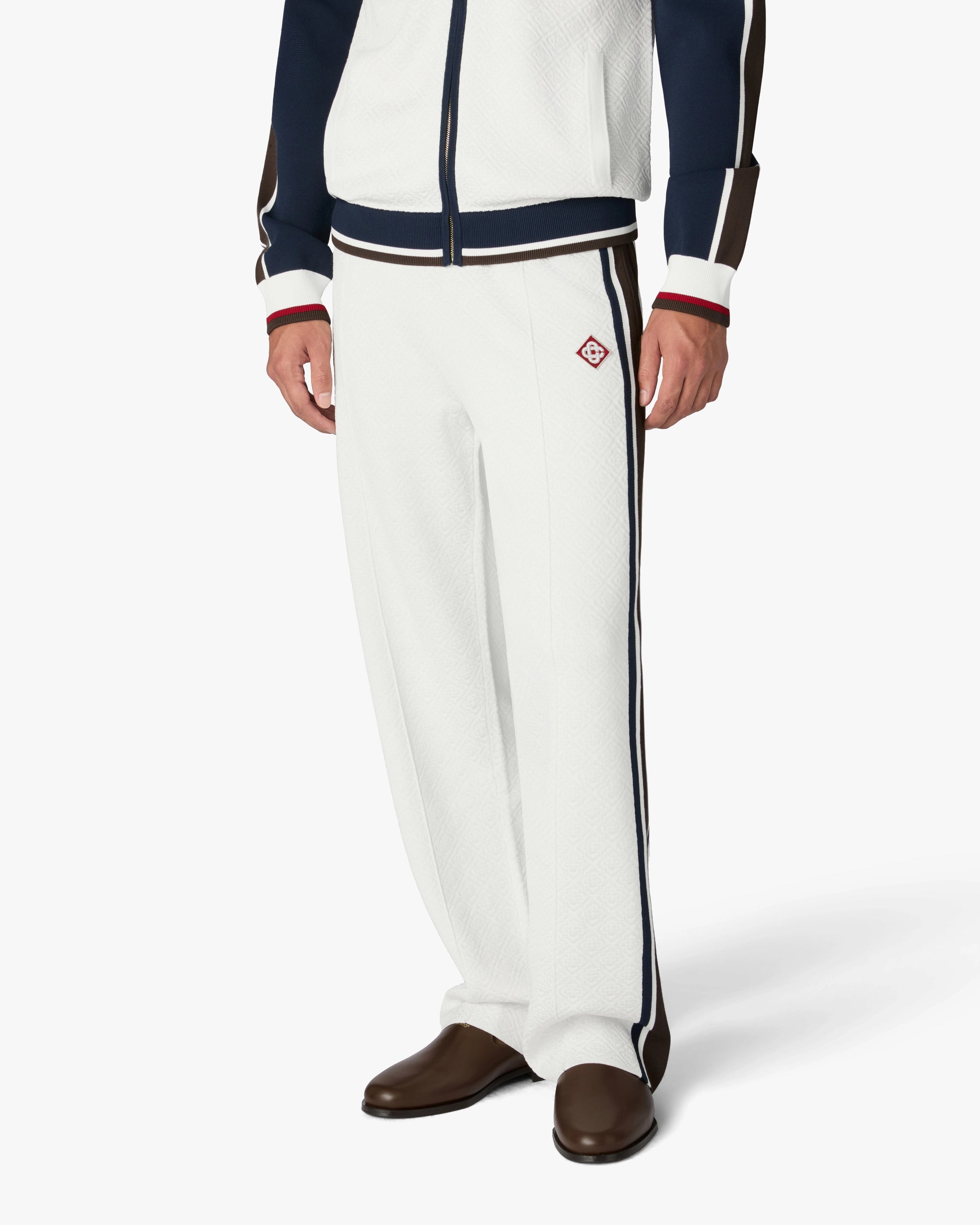 Café Culture Stripe Track Pants