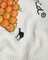 White Pyramid of Oranges Crochet Cardigan