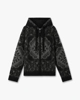 Black Carpet Mohair Hooded Sweatshirt