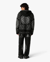Black Carpet Mohair Hooded Sweatshirt