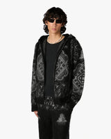 Black Carpet Mohair Hooded Sweatshirt